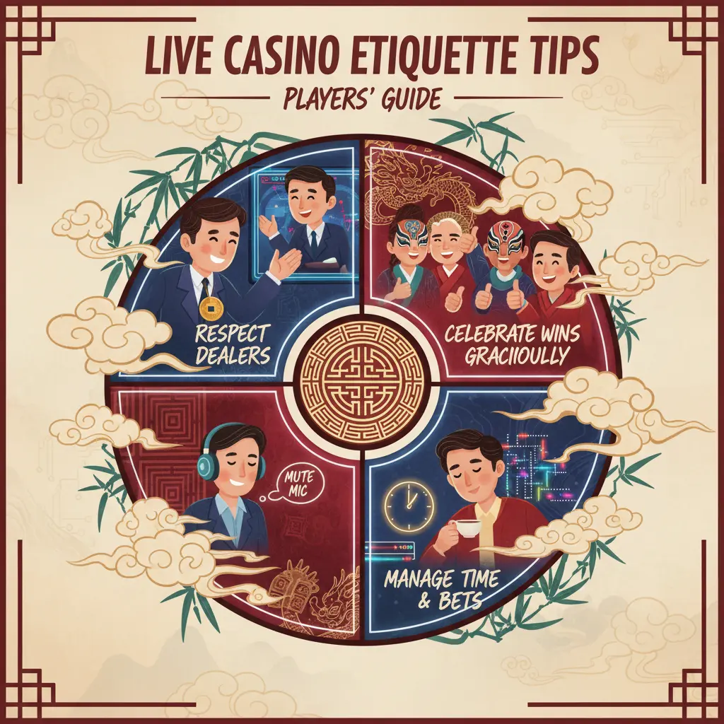 Live casino etiquette tips - Players