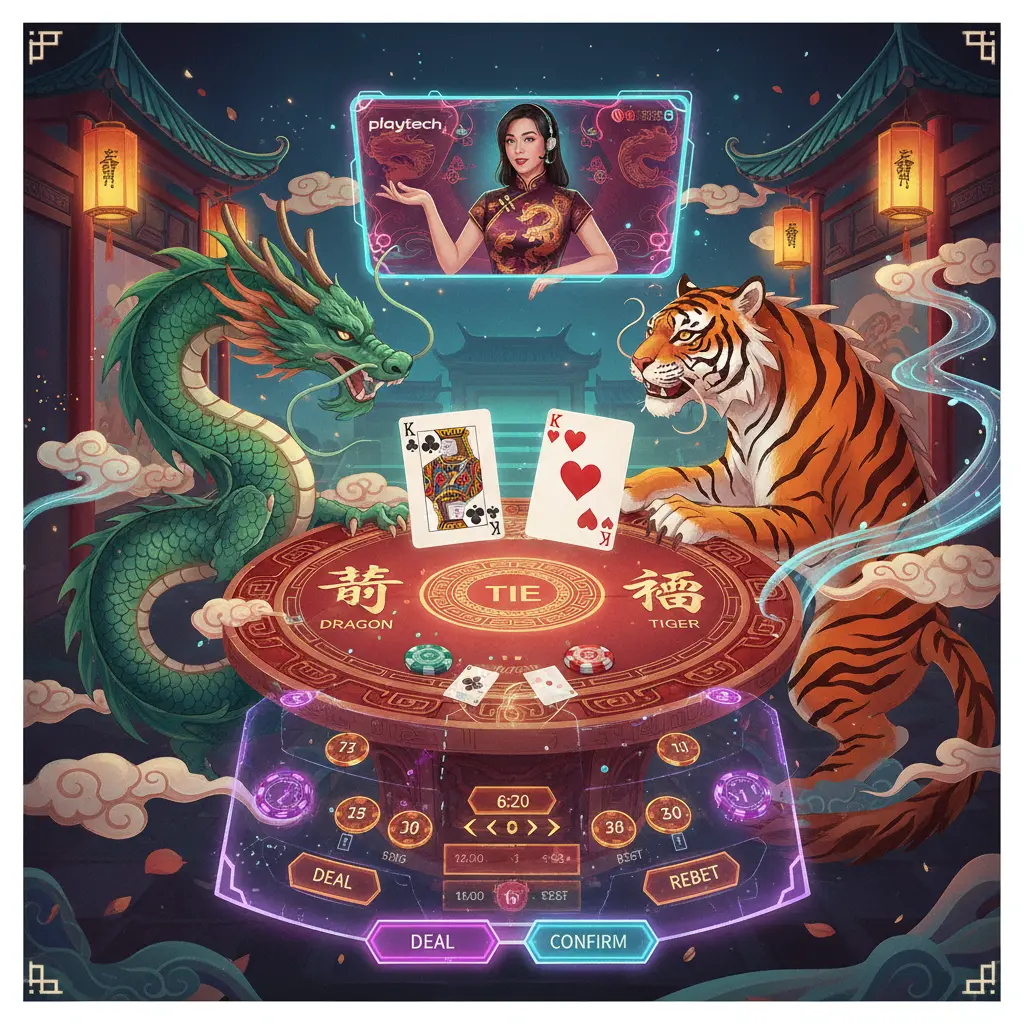 Live dealer dragon tiger rules - Playtech