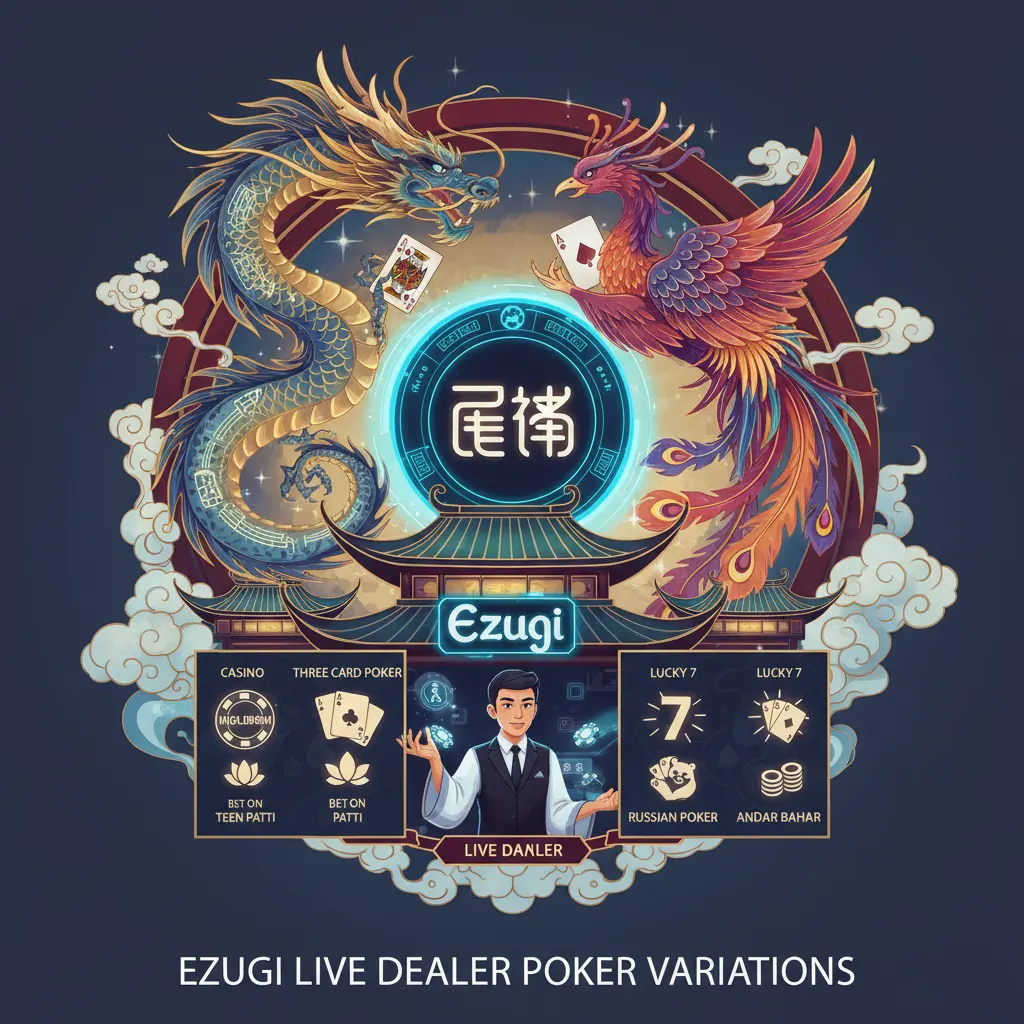Live dealer poker variations - Ezugi