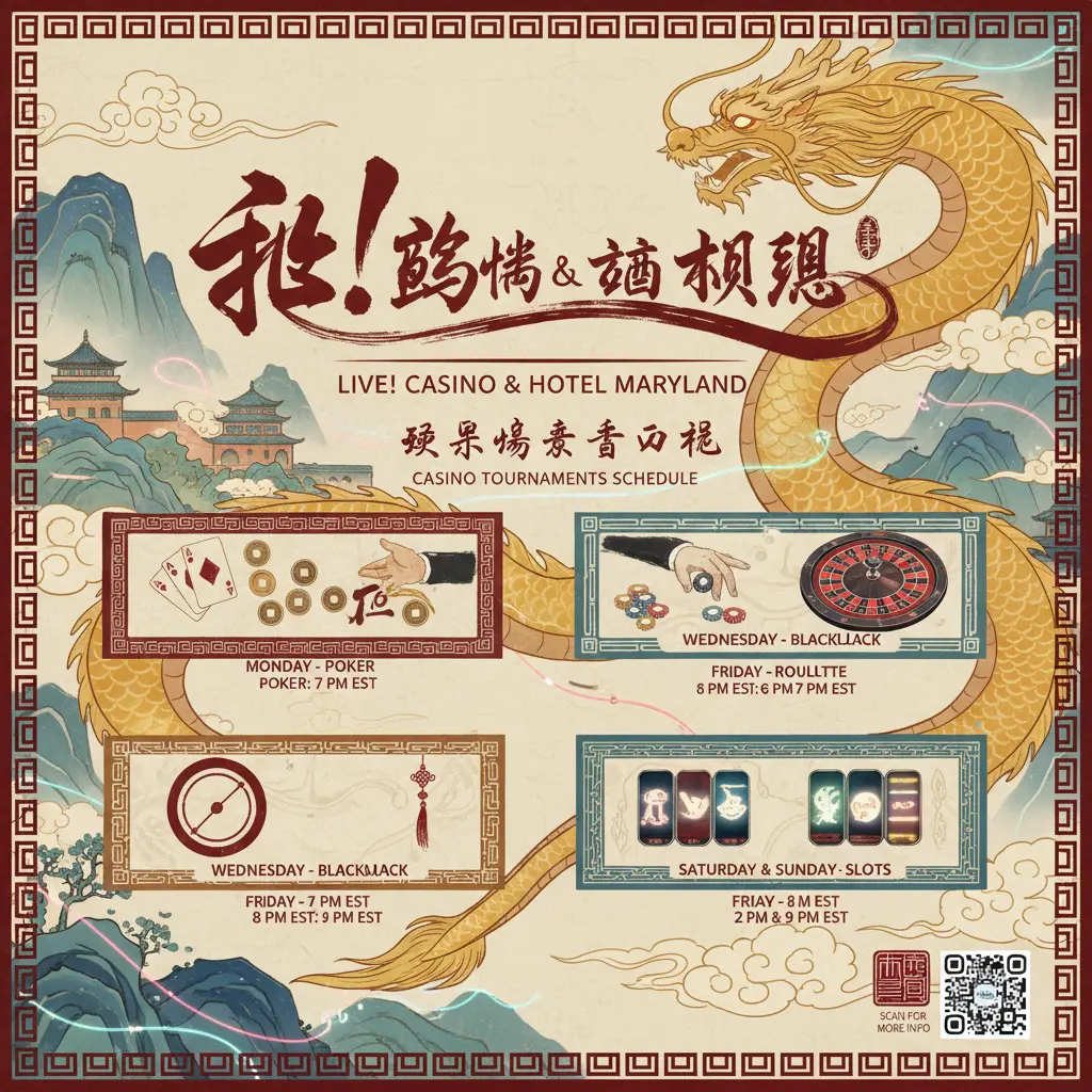 Live casino tournaments schedule - Maryland