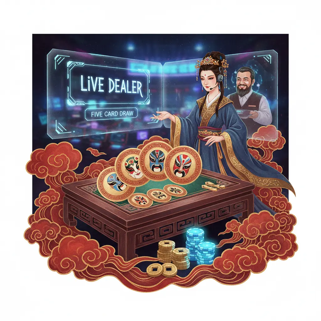 Live dealer poker variations - Five