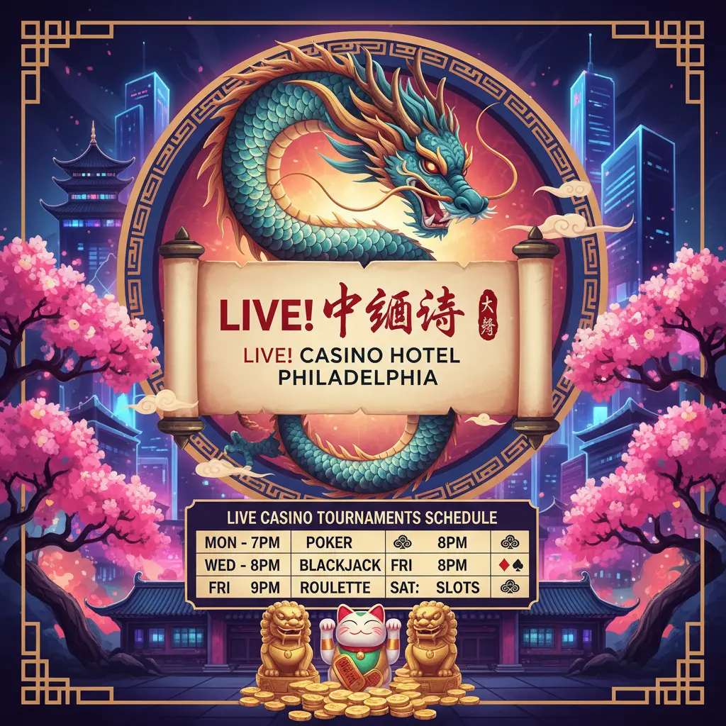Live casino tournaments schedule - Philadelphia