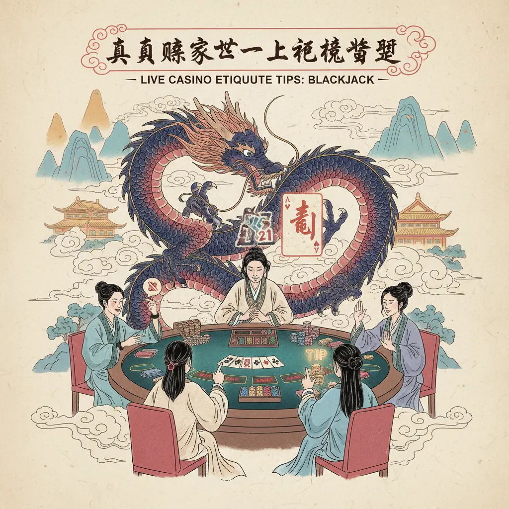 Live casino etiquette tips - blackjack