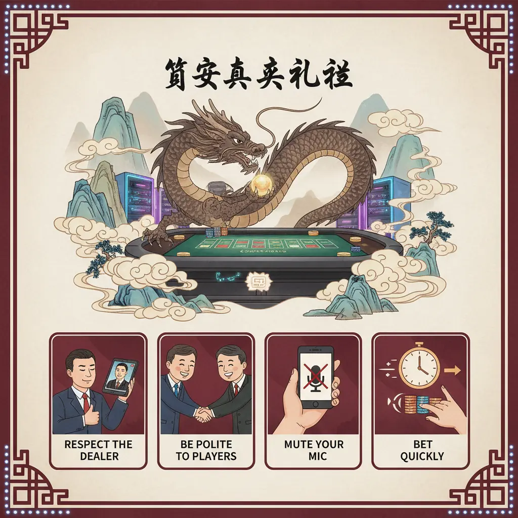 Live casino etiquette tips - baccarat