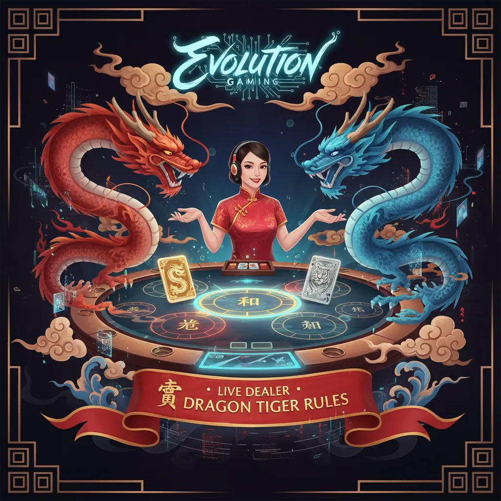 Live dealer dragon tiger rules - Evolution
