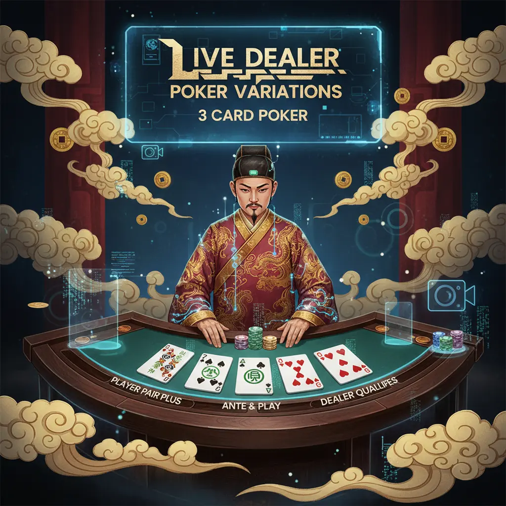 Live dealer poker variations - Poker