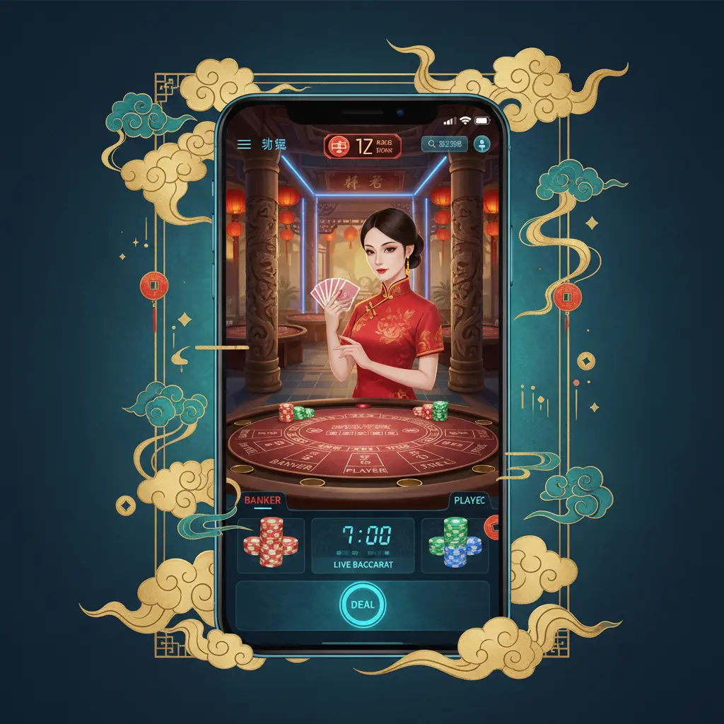 Live casino mobile experience - Baccarat