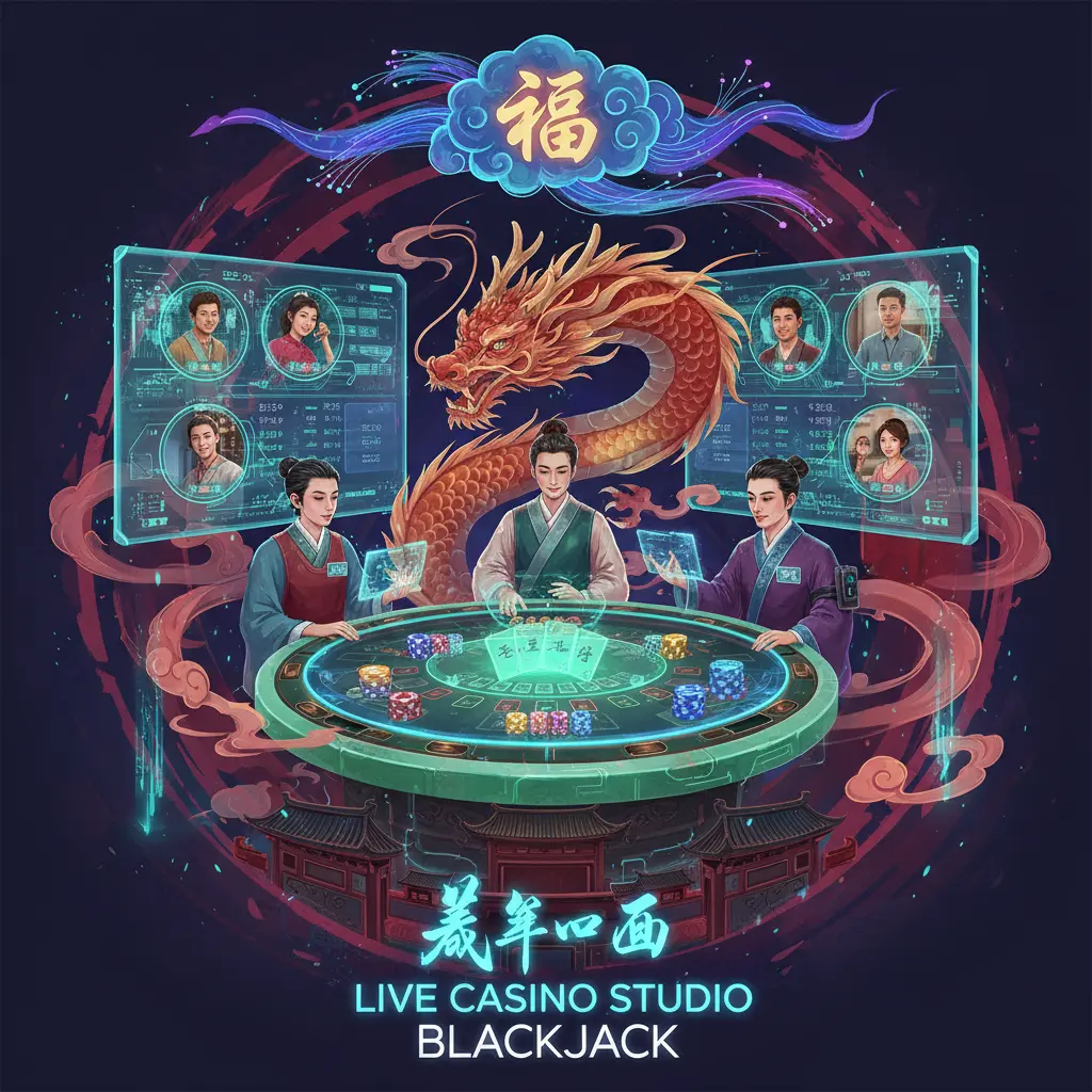 Live casino studio technology - Blackjack