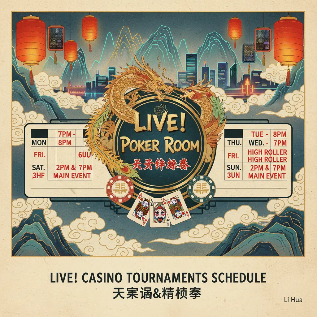 Live casino tournaments schedule - Poker
