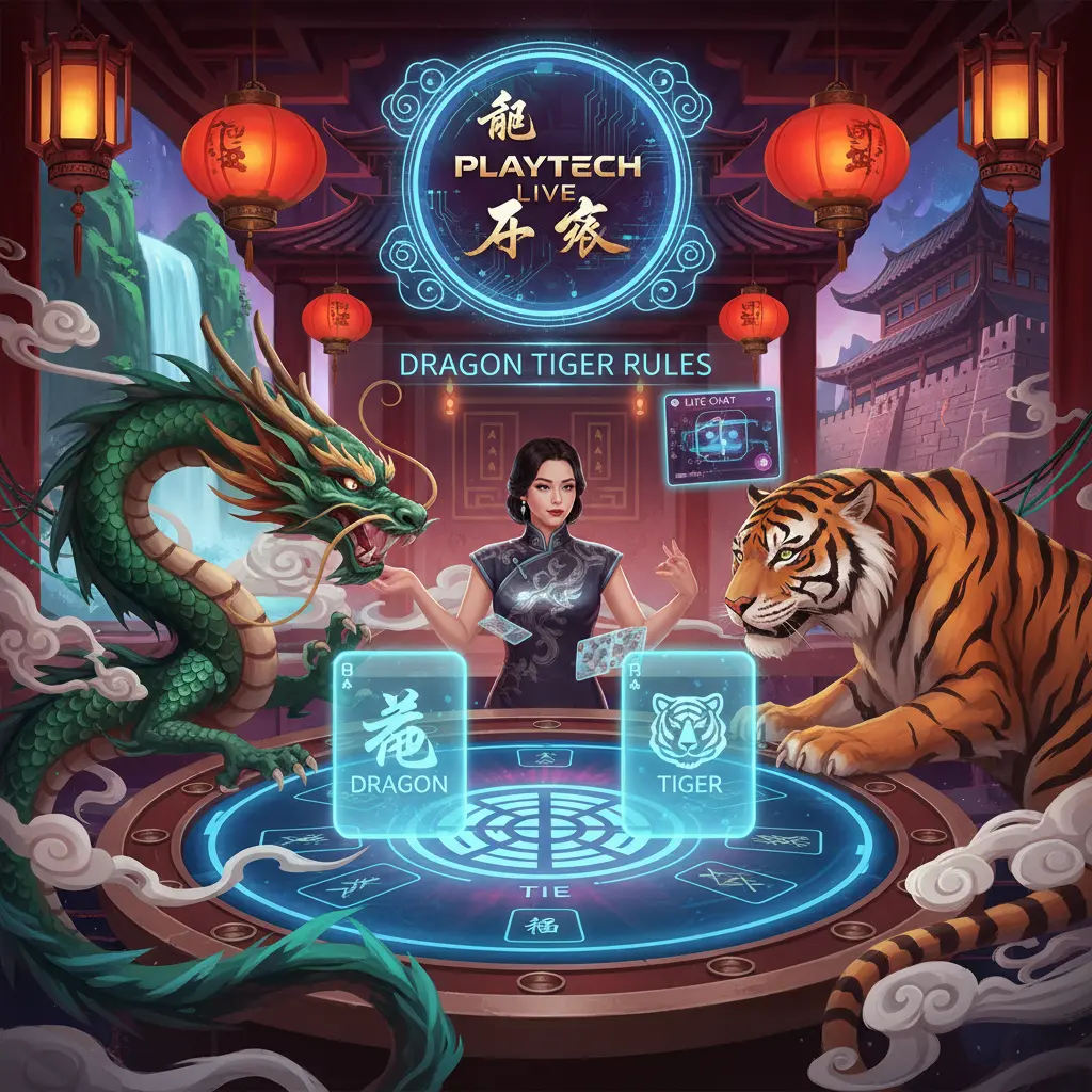 Live dealer dragon tiger rules - Playtech