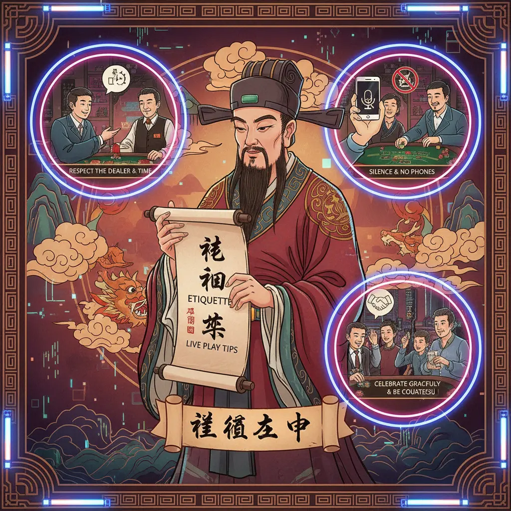 Live casino etiquette tips - Etiquette