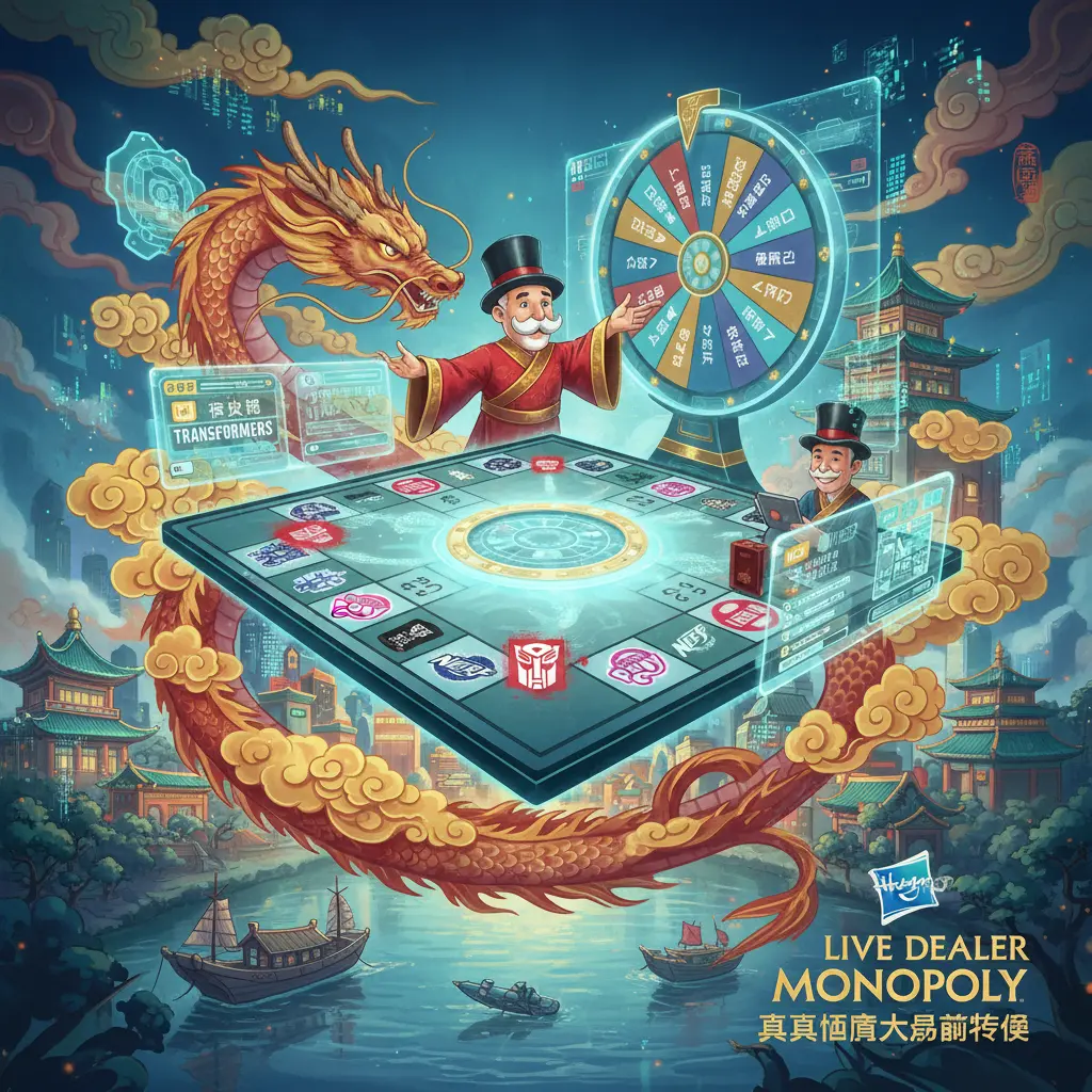 Live dealer monopoly experience - Hasbro