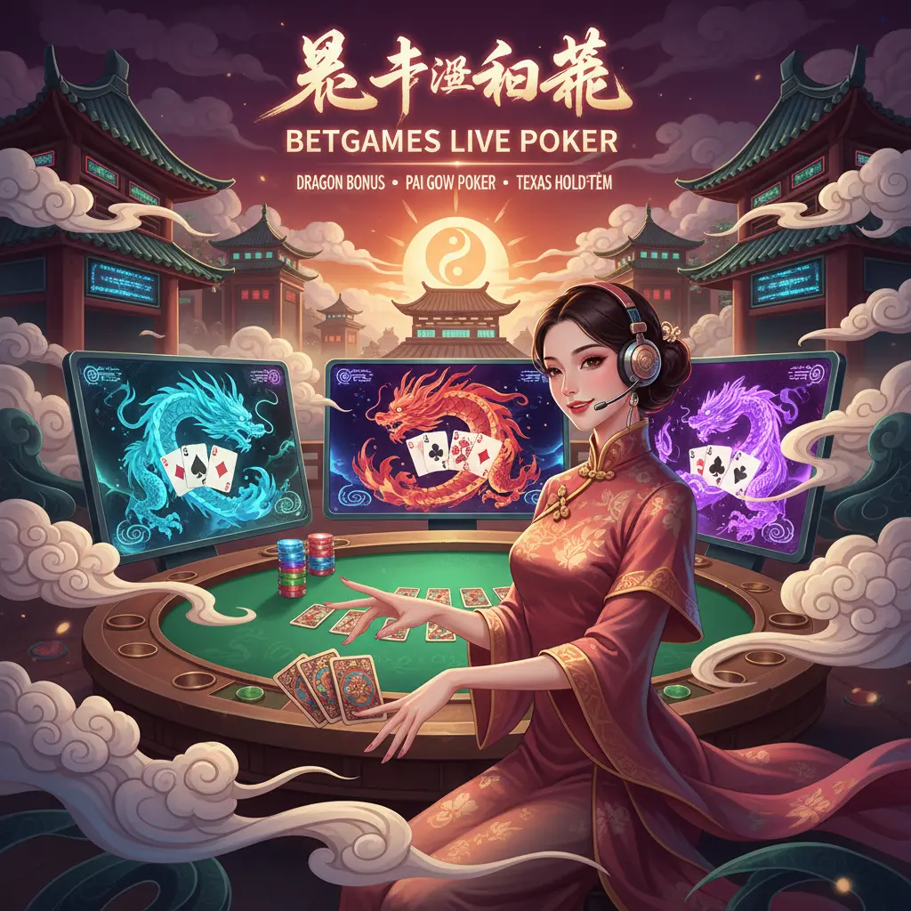 Live dealer poker variations - Betgames