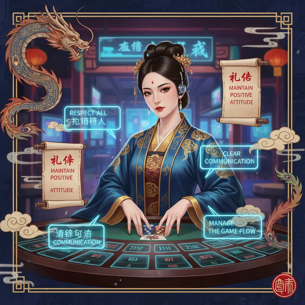 Live casino etiquette tips - Dealer