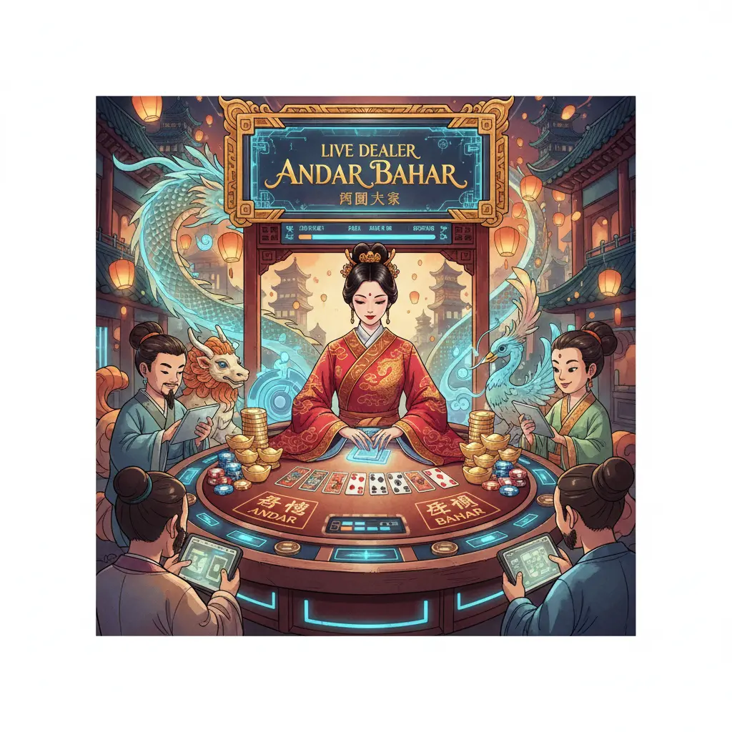 Live dealer andar bahar online - Dealer