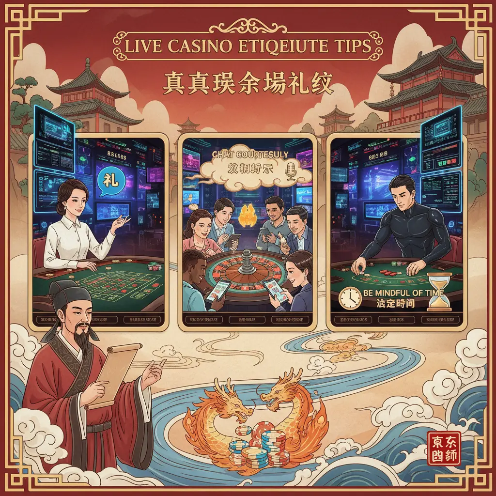 Live casino etiquette tips - Dealer